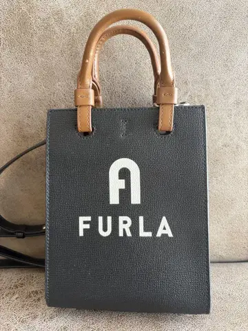 훌라 FURLA 블랙/브라운 가죽 2way백