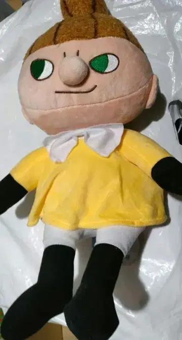 무민 리틀 미이 앉아있는 봉제 인형 택 포함 새상품