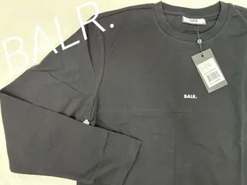 [ BALR. ] 보라 긴팔 롱티 티셔츠 블랙
