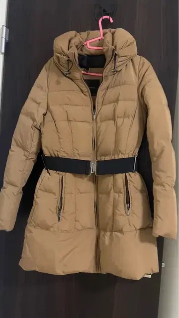 ZARA BASIC 베이지 다운 자켓 S