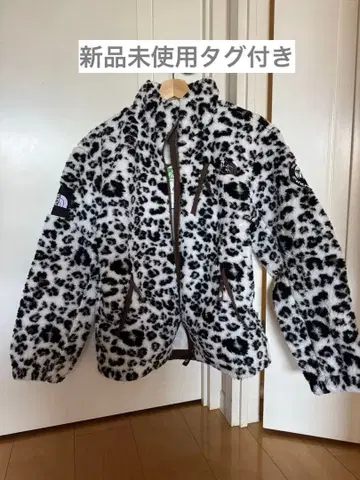 한국 한정 THE NORTH FACE 레오파드 무늬 플리스 자켓