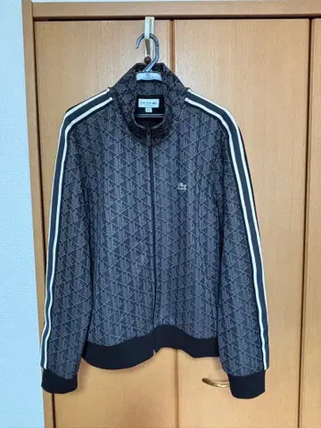 라코스테 모노그램 트랙 자켓 블랙 XL