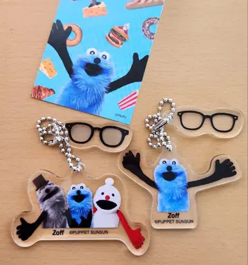 [ 새상품 ] PUPPET SUNSUN Zoff 아크릴 키홀더