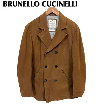[ 새상품급 ] BRUNELLO CUCINELLI 더블 가죽 자켓 M