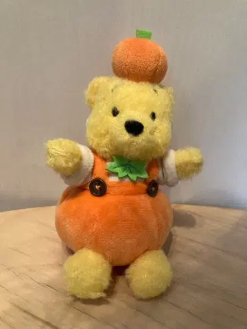 푸우 봉제인형 할로윈 호박 키링 배지 2025