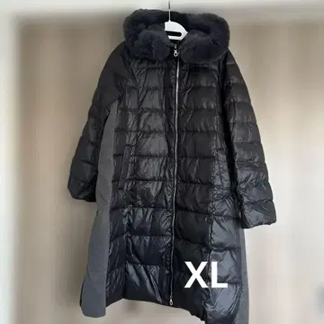 DoCLASSE XL 롱 다운 코트 인조 모피 부착