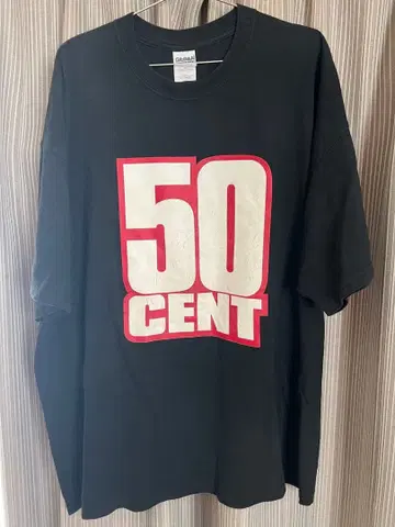 50cent 빈티지 프로모 셔츠 gunit 랩티