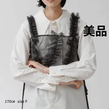 M TO R 오르간디 레이어드 탑스 뷔스티에 블랙
