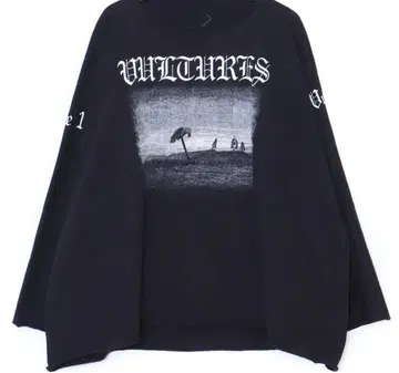 Yeezy Vultures 롱 T셔츠 사이즈 2
