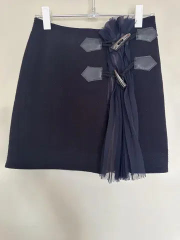 sacai 플리츠 미니 스커트