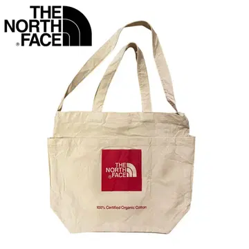 THE NORTH FACE 토트백 100% 오가닉 코튼