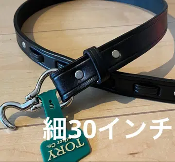 새상품 TORY leather 30인치 후크 버클 벨트 폭 1인치