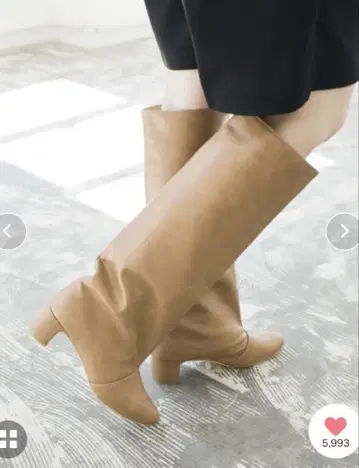 세스토 와이드 샤프트 미들 힐 롱 부츠