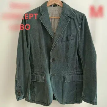 온워드 카시야마 Deux CONCEPT LABO 스트라이프 패턴 자켓