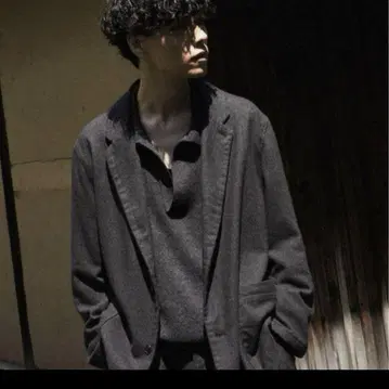 2023AW shiun 셋업 그레이 자켓 S 팬츠 XS
