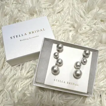 STELLA BRIDAL 펄 귀걸이 결혼식 브라이덜 액세서리
