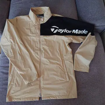 TaylorMade 나일론 자켓 베이지/블랙 사이즈 L 새상품급