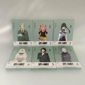 SPY x FAMILY 초회 생산 한정판 전 6권 세트 Blu-ray