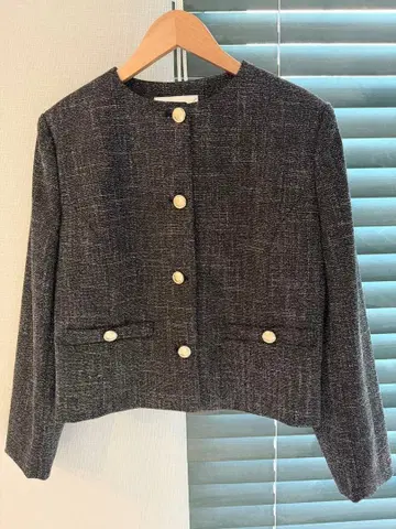 ZARA 노카라 자켓 XS 미사용 새상품