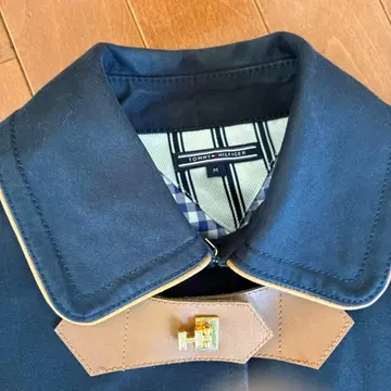 타미힐피거 트렌치코트 롱 코트 네이비 M 사이즈 레어 중고