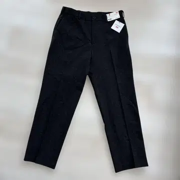 UNIQLO 울 블렌드 노턱 팬츠 79cm 다크 그레이
