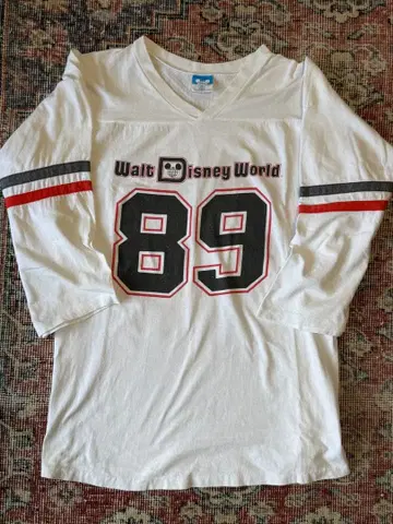 80s 디즈니 풋볼 T셔츠 USA 1989년 disney