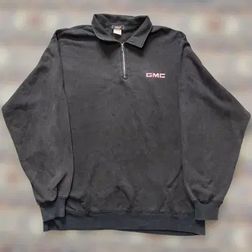 캐나다제 80s90s CHOKO GMC 로고 하프 지퍼 XXL 상당