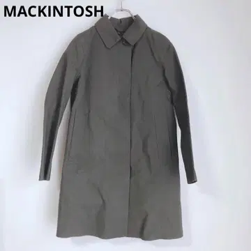 매킨토시 스텐카라 코트 트렌치 영국제 면 카키 34 럭셔리