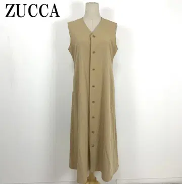 LA7306 주카 롱베스트 원피스 베이지 폴리에스테르 M