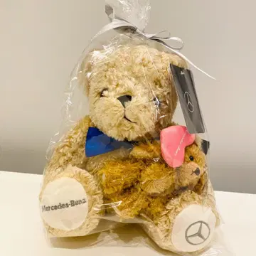 미사용 새상품 메르세데스 벤츠 곰 봉제 인형 2체 세트 벤츠