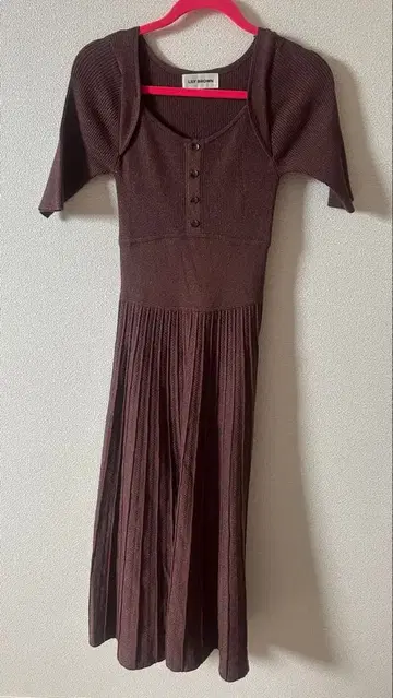 LILY BROWN 브라운 니트 원피스 ONE SIZE