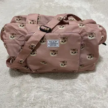 폴앤조 폴앤조 접이식 보스턴 누넷 올 패턴 고양이 핑크