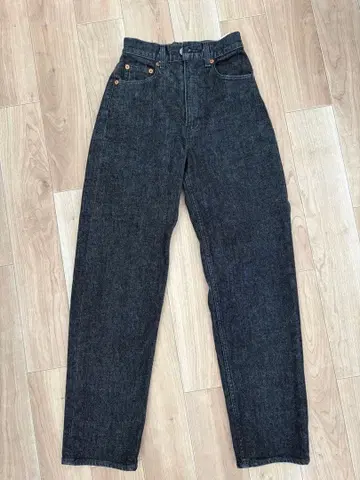 MOUSSY 블랙 데님