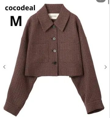 코코딜 트위드 셔츠 자켓 cocodeal