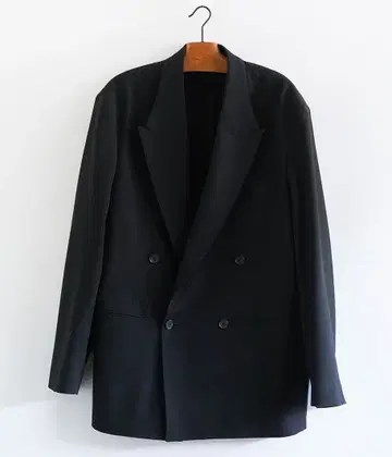 25SS A.PRESSE 더블 브레스티드 재킷 블랙/2