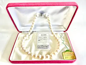 호수 진주 목걸이 화이트 분류 케이스 포함