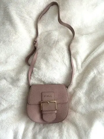 FURLA 핑크 가죽 숄더백