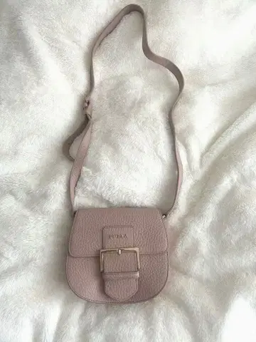 FURLA 핑크 가죽 숄더백