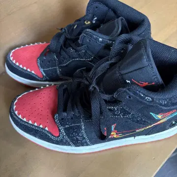 Jordan 스니커즈 DN4904-001 7.5 US 블랙/레드