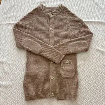 maillot 엘보 패치 니트 가디건