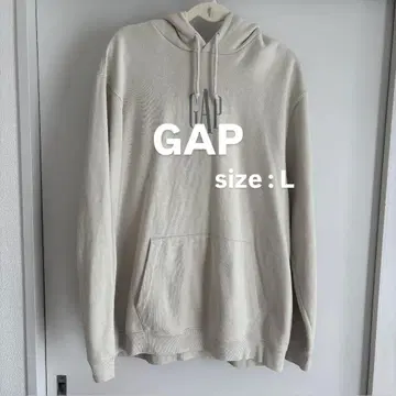 GAP 베이지 후드티 L 사이즈 ESTABLISHED 1969
