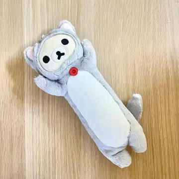 코리락쿠마 고양이 모자 필통
