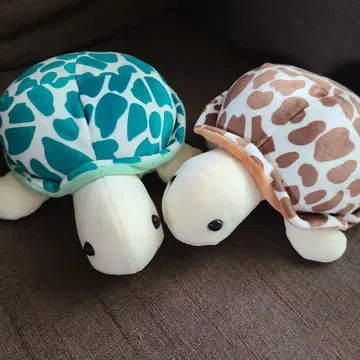 해피 마린 거북이 봉제 인형 2개