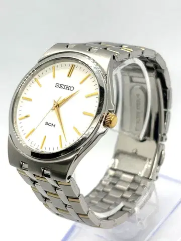[가동품] SEIKO 세이코 남성용 쿼츠 손목시계