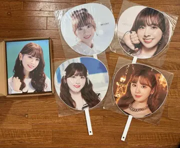 NiziU 미이히 부채 4개 아트 보드
