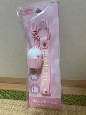 치이카와 (먼작귀) 3D 마스코트 부착 핸드 스트랩 치이카와 (먼작귀)