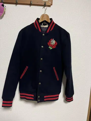 MISHKA 네이비 바시티 자켓 S 사이즈