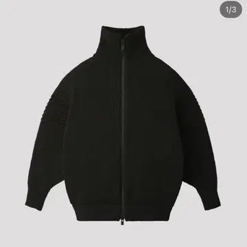 CFCL 로우 게이지 하이넥 집 블로존 블랙