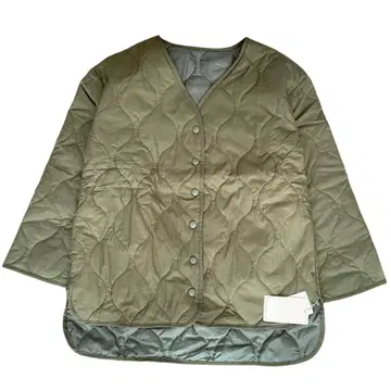 grove 퀼팅 자켓 M 사이즈 카키 아우터 코트