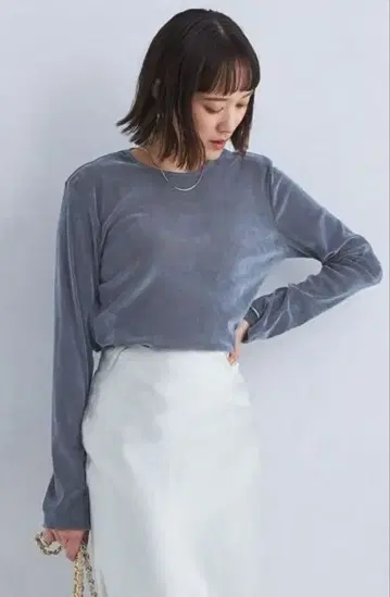 유나이티드 애로우즈 그린 라벨 릴랙싱 벨로아 상의